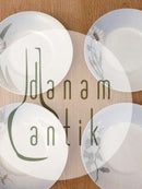 Royal Copenhagen Art Nouveau Teller mit Blumenmotiven. Salatteller Nr. 10521