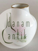 ロイヤルコペンハーゲン アールヌーボ花瓶No.23 ローズモチーフ＆ゴールドエッジ