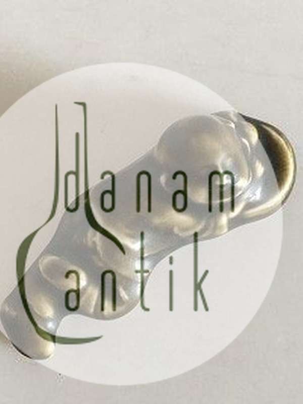 Royal Copenhagen Stentøjs Figur af Lille liggende Budda Dreng. Prøve Glasur