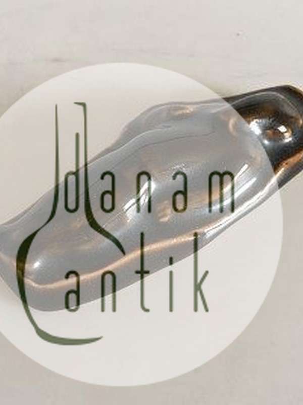 Royal Copenhagen Stentøjs Relief Figur af mand med kniv