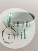 Royal Copenhagen Stentøj Lysestage i Celedon Glasur af Gerd Bøgelund No 22233