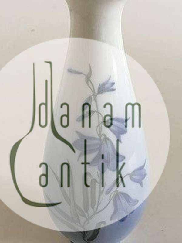 Royal Copenhagen Art Nouveau Vase med Blomster No 2918/4055