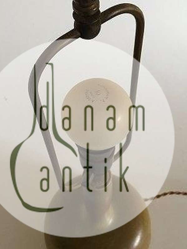 Royal Copenhagen Stor Stentøjs Lampe af Gerd Bøgelund Solfatara No 21428