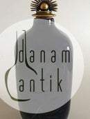 Royal Copenhagen Jais Nielsen Vase med Bronze låg af Knud Andersen