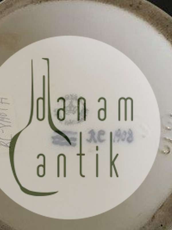 Royal Copenhagen Art Nouveau Unika Vase med Møl fra 1908