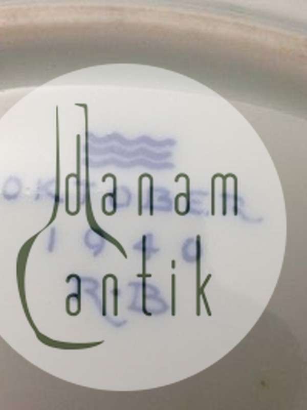 Royal Copenhagen Unika Tallerken af Richard Bøcher fra Oktober 1940