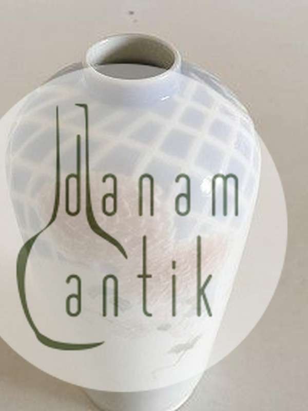 Royal Copenhagen Lav Relief Mønstret Vase af Anna Smidth