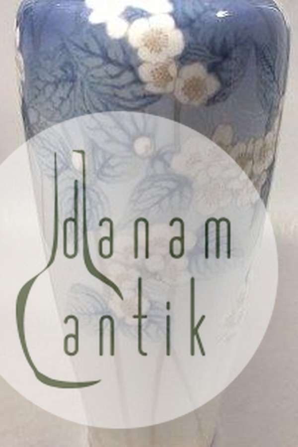 Royal Copenhagen Unika Vase af Anna Smith No 10423 fra Januar 1909