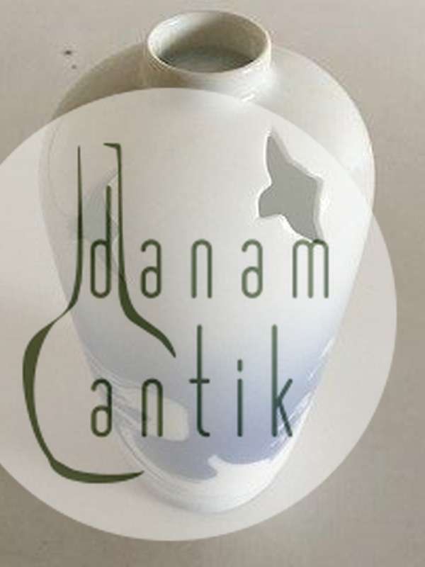 Royal Copenhagen Art Nouveau Unika Gennembrudt Vase af Marianne Høst fra 1895 No 5940