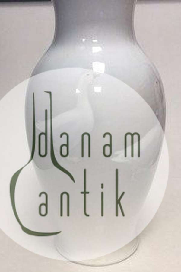 Royal Copenhagen Unika Vase af Gotfred Rode fra den 8. Oktober 1927 med 6 Gæs