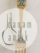 Anton Michelsen Mindegaffel I forgyldt Sterling Sølv fra 1969.