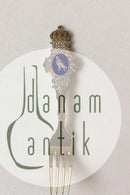 Anton Michelsen Mindegaffel i forgyldt Sterlingsølv, Islands falk, 1907