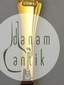 Georg Jensen Årskniv 1985 i forgyldt Sterling Sølv med emalje