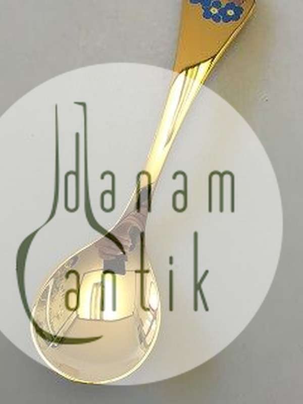 ジョージ ジェンセン イヤー スプーン（ゴールドプレート スターリング