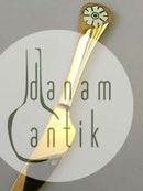 ジョージ ジェンセン 金メッキスターリングシルバー製イヤーナイフ 1981年 エナメル入り