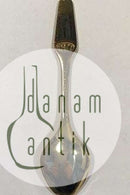 Meka Sterling Sølv forgyldt Juletheske 1977.