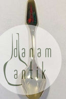 Meka Sterling Sølv forgyldt Juletheske 1972