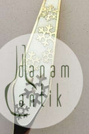 Sorenco Christmas Spoon 1967 made of gilded sterling silver with enamel. Measures 16,5 cm (6 ½")