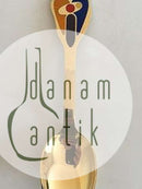 A. Michelsen 2000 Juleske I Forgyldt Sterling Sølv og Emalje