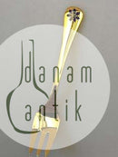 Georg Jensen Annual Cake Fork 1986 in gilded Sterling Silver with enamel