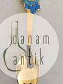 A. Michelsen 1975 Juleske Forgyldt Sterling Sølv med Emalje.