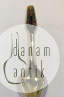 Meka Sterling Sølv forgyldt Juletheske 1973