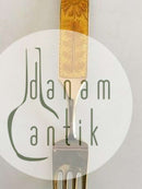 A. Michelsen 1967 Julegaffel Forgyldt Sterling Sølv med Emalje