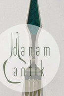 Sorenco Christmas Spoon 1966 made of gilded sterling silver with enamel. Measures 16,3 cm (6 ½")