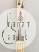 A. Michelsen 1950 Julegaffel Forgyldt Sterling Sølv med Emalje