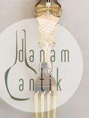 A. Michelsen Christmas Fork 1921 Gilded Sterling Silver with Enamel