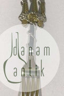 A. Michelsen Julegaffel 1915. Forgyldt Sterling Sølv.