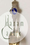 Anton Michelsen Commemorative Spoon In Gilded Sterling Silver Icelandic Falcon, 1907