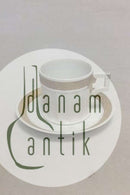 Royal Copenhagen Gold Fan Kaffeetasse und Untertasse Nr. 11572 / 069