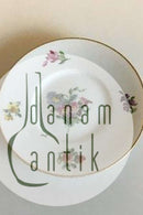 Royal Copenhagen Saxon Flower, Plain Cake Plate No 493/10522