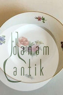 Royal Copenhagen Saxon Flower, Plain Lunch Plate No 493/10516