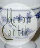 皇家哥本哈根蓝色凹槽蛋杯 115号