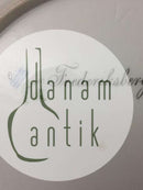 Royal Copenhagen Flora Danica Typografical Dinner Plate of Frederiksberg Castle, painted by Emil Ort