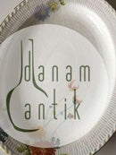 Royal Copenhagen No 93 White Half Laced w. Flowers and Gold Oval Serving Dish 41 cm