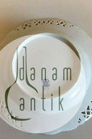 ロイヤルコペンハーゲン サクソンフラワーディーププレート（リム透かし彫り）高級モデル。