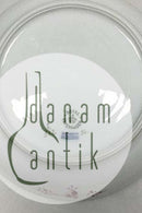 皇家哥本哈根蓝色凹槽紫色带金边半花边碗 No 2/512