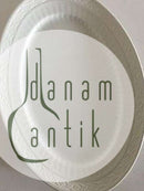Royal Copenhagen Hvid Vifte Ovalt Fad No. 11507