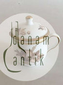 皇家哥本哈根棕色玫瑰芥末碗带盖子No 9166