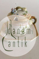 皇家哥本哈根Flora Danica奶油杯/芥末罐No 3589