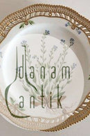 Royal Copenhagen Flora Danica Pierced Luncheon Plate No 3554 Antique Myosotis Stricta Link.