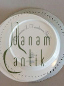 Royal Copenhagen Flora Danica Mittagsteller mit durchbrochenem Rand Nr. 3554