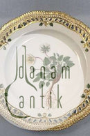 Royal Copenhagen Flora Danica Mittagsteller Nr. 20/3554 mit durchbrochenem Rand