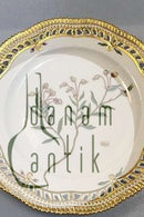 Royal Copenhagen Flora Danica Mittagsteller Nr. 20/3554 mit durchbrochenem Rand