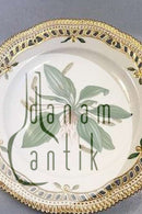 Royal Copenhagen Flora Danica Luncheon Plate No 20/3554 with Pierced Border