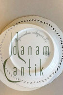 Royal Copenhagen Flora Danica  Frokosttallerken med gennembrudt kand No 20/3554