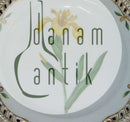 Royal Copenhagen Flora Danica Spisetallerkener med gennembrudt kandt No 3553